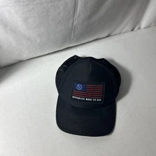 Hyperlite Wake Co USA Adjustable Strap Mesh-Back Black Hat