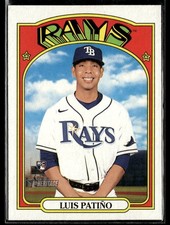 2021 Topps Heritage #632 Luis Patiño RC Rays Baseball Card 1803P