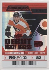 2019-20 Upper Deck Credentials Debut Ticket Access Red 65/99 Connor Bunnaman 1u6