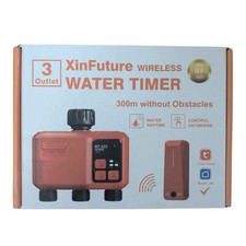 Wireless 3-Outlet RF Water Timer Garden Irrigation Controller Outdoor Automatic