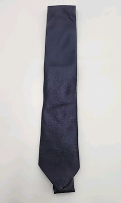NEW Mountain & Sackett Mallory Navy Solid Tie Classic 3-1/2 XL 66''L