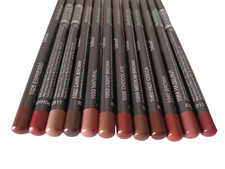 12Pc Ultra Fine Lip Eye Liner Brown Set
