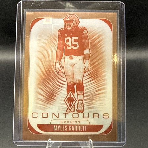 Myles Garrett [Bronze Pandora] #8 2025 Panini Phoenix Contours card