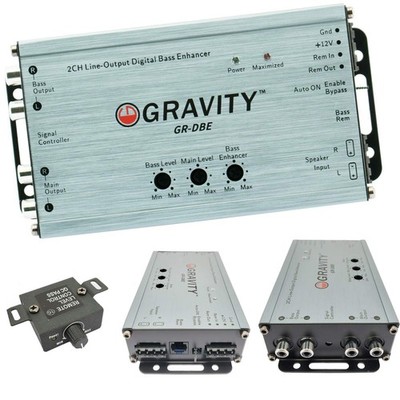 Gravity GR-DBE 2-Channel Premium Line-Out Converter with Digital Bass Enchanc...