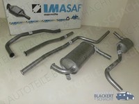 Imasaf Auspuff Anlage Komplett für Fiat Transporter 242 - Serie Diesel 1975-1987