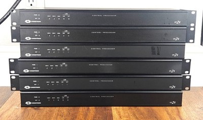 Lot of 6 Crestron CP2E Control Processors Power Boot Up Tested SEE VIDEO