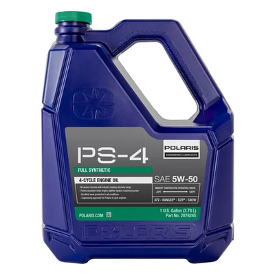 #ad Polaris 2876245 PS 4 5W 50 Full Synthetic Oil 1 Gallon Ranger General ATV UTV $63.99