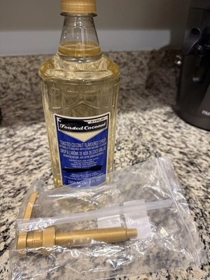 Starbucks Toasted Coconut Syrup Bottle 33.8 fl oz  w/ Pump