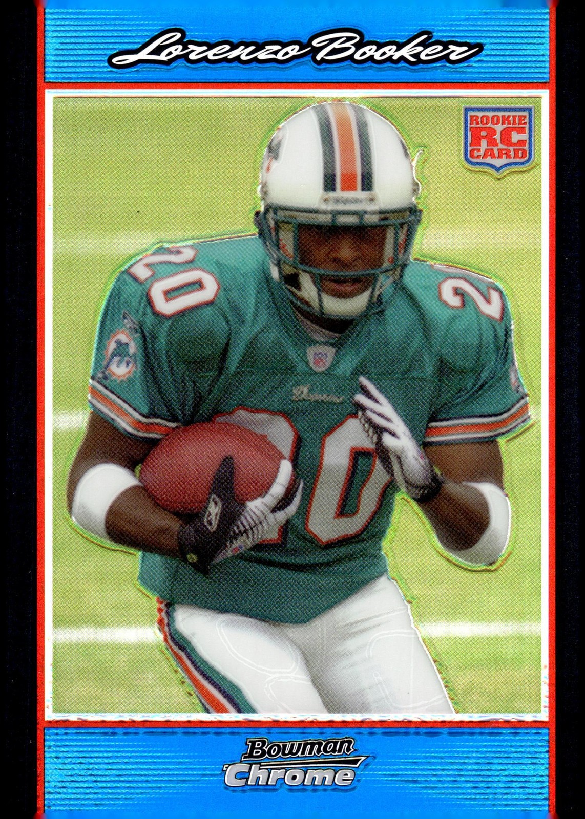 Lorenzo Booker Bowman Chrome #BC71 Blue Refractor