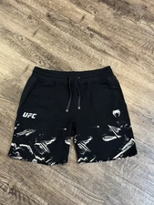 UFC Venum Authentic Shorts Mens XL Black Whir Performance Training MMA Fighter