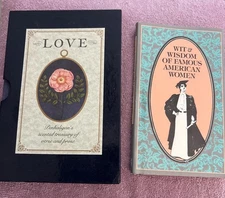 Love Sheila Pickles + Wit & Wisdom Of Famous American Women. HC VG