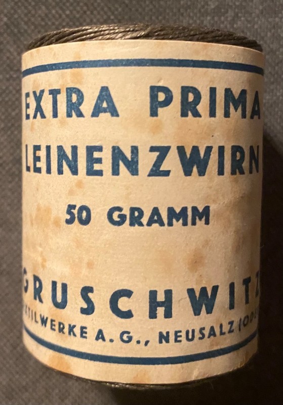 WWII WW2 KRIEGSMARINE WEHRMACHT MILITARY GERMAN ARMY HEER SPOOL OF SEWING THREAD