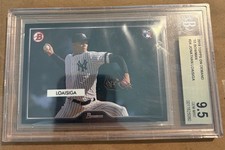 2019 On Demand 1955 Bowman Jonathan Loaisiga BGS 9.5 Rookie RC Yankees