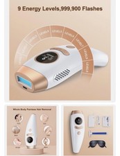 IPL 3-In-1 Hair Removal Device AI01 White/Gold at home Brand New Sealed