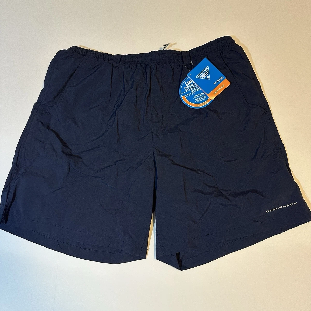 Columbia Super Backcast Water Short Pantaloncini Da Uomo Per Escursionismo E Nuoto, Stampa Safari Finder, Taglia M, Con Protezione Solare UPF 50 E Tasche