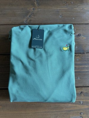 2026 Masters Peter Millar Hoodie - Size Medium Color Green Stripe