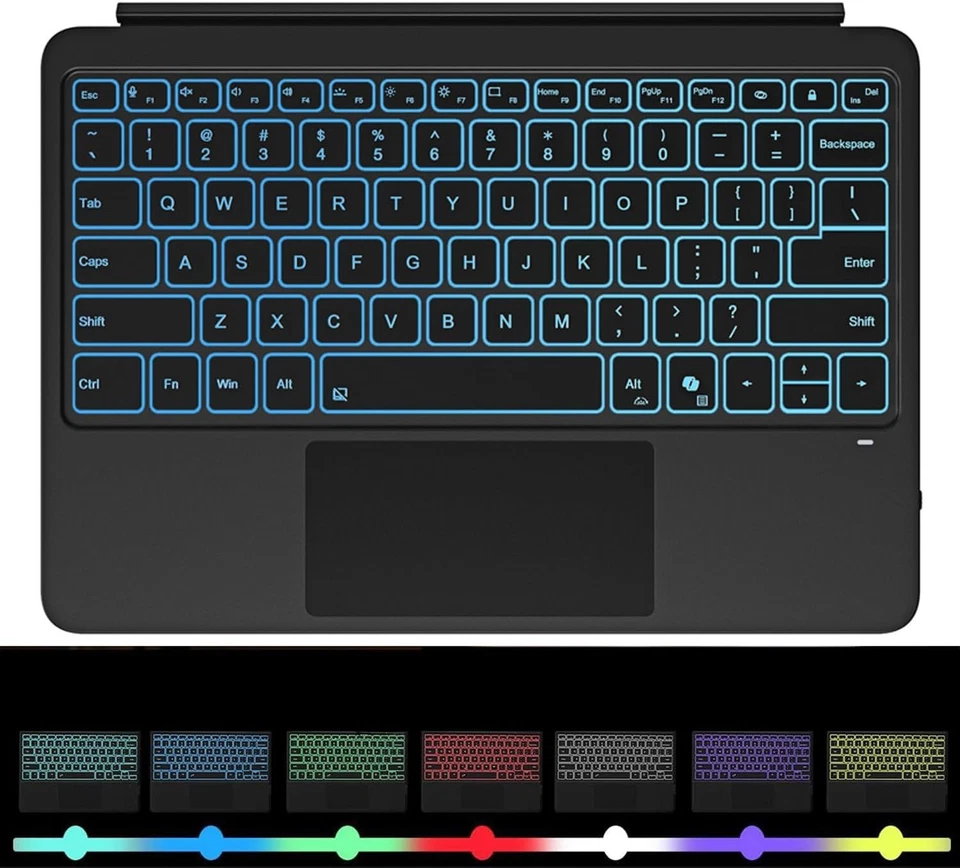 Magnetic Keyboard - Bluetoothh for Surface Pro 12 - 12" - Dark Gray - Image 4 of 4