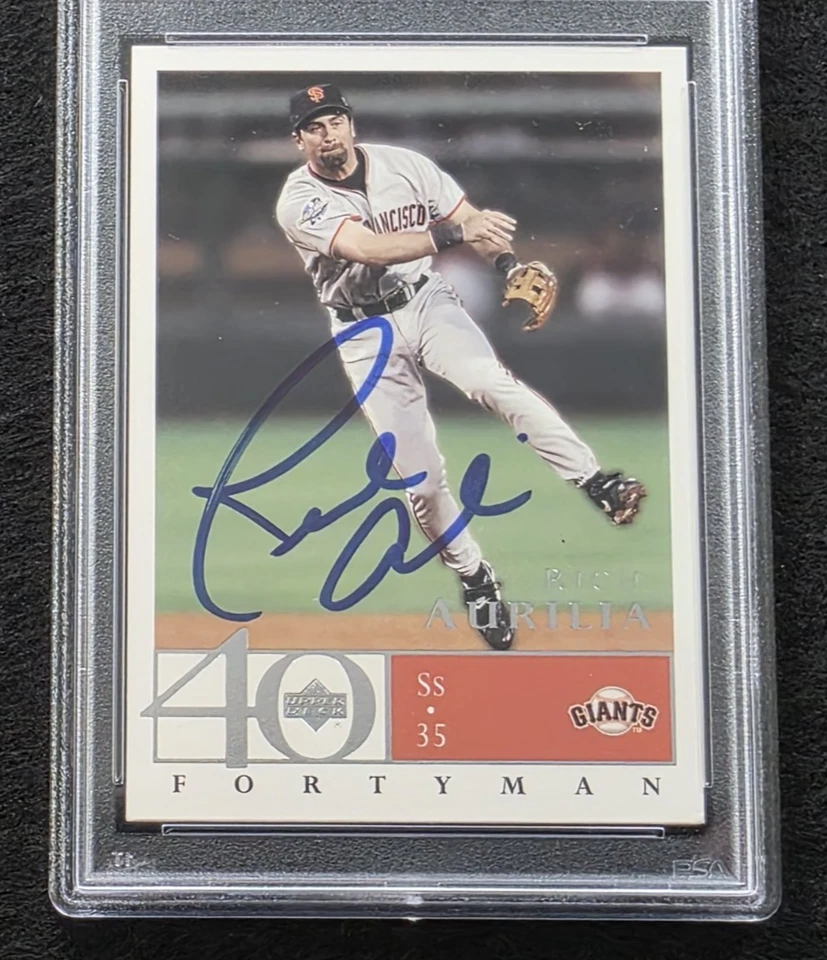 2003 RICH AURILIA Signed Upper Deck Baseball Card-SAN FRANCISCO GIANTS-PSA - Image 2 of 4