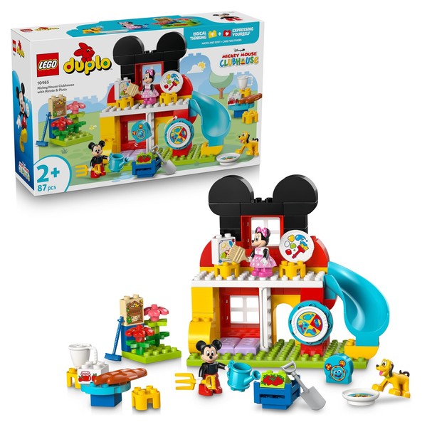 Lego Duplo Disney Mickey Mouse Clubhouse With Minnie & Pluto - Educational Fine-image