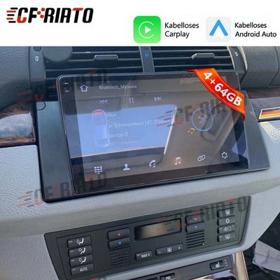 Für BMW 5er E39 X5 E53 M5 Android 15 Autoradio WIFI GPS Navi Carplay RDS 4+64GB
