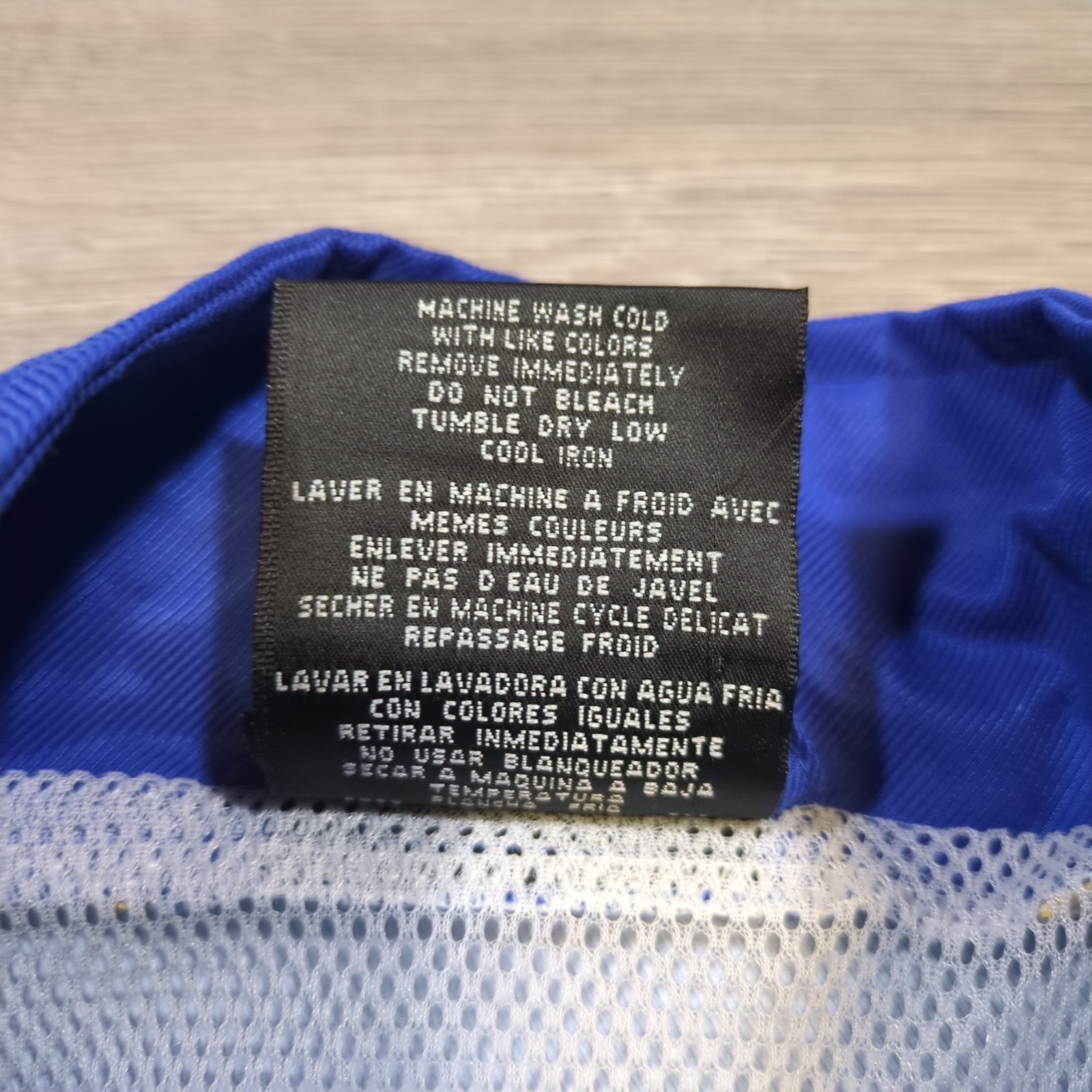 Vintage Adidas 1996 100th Boston Marathon BAA Jacket Men's Medium Rare Blue Zip image 3