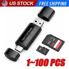Card Reader USB 3.0 To SD Micro TF Memory Card Adapter PC Laptop Accessories Lot
