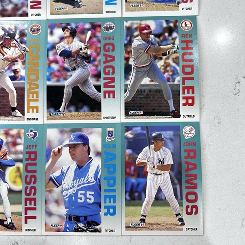Lot of 25 Fleer 1992 Baseball Cards Jim Thome Tom Brunansky Greg Gagne - Picture 5 of 7