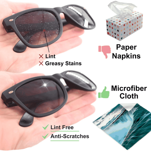 Microfiber Cleaning Cloth for Glasses Eyeglass Cleaning Cloth Lens Cleaning - Picture 5 of 6
