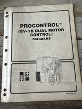 Hyster Procontrol EV-1B Dual Motor Control Diagram Service Shop Schematic Manual
