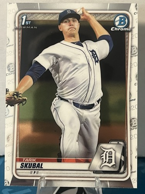 #ad 2021 Bowman Chrome Baseball Tarik Skubal 1st Bowman Chrome #BCP 108 TIGERS $3.99