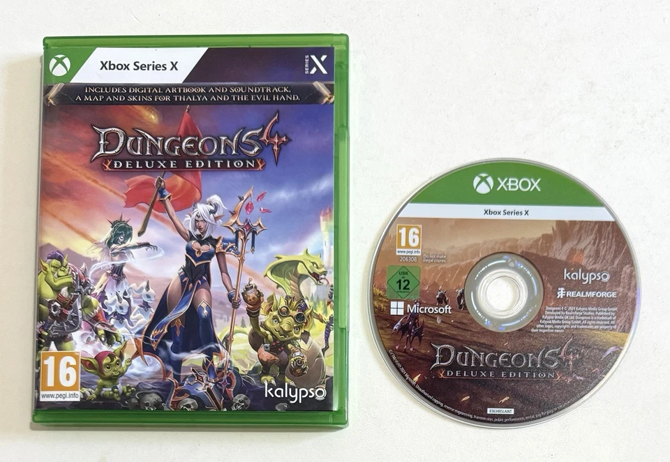 Dungeons 4 Microsoft XBox Series X Video Game Genuine UK Release Mint Condition