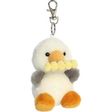Aurora World Plush - Palm Pals - BUOY SEAGULL Clip-On - 4 inch - Stuffed Toy