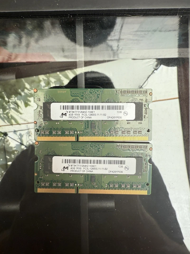 2x 4GB DDR3 PC3-12800 1600MHz Laptop Memory RAM SO-DIMM Tested - Image 2 of 3