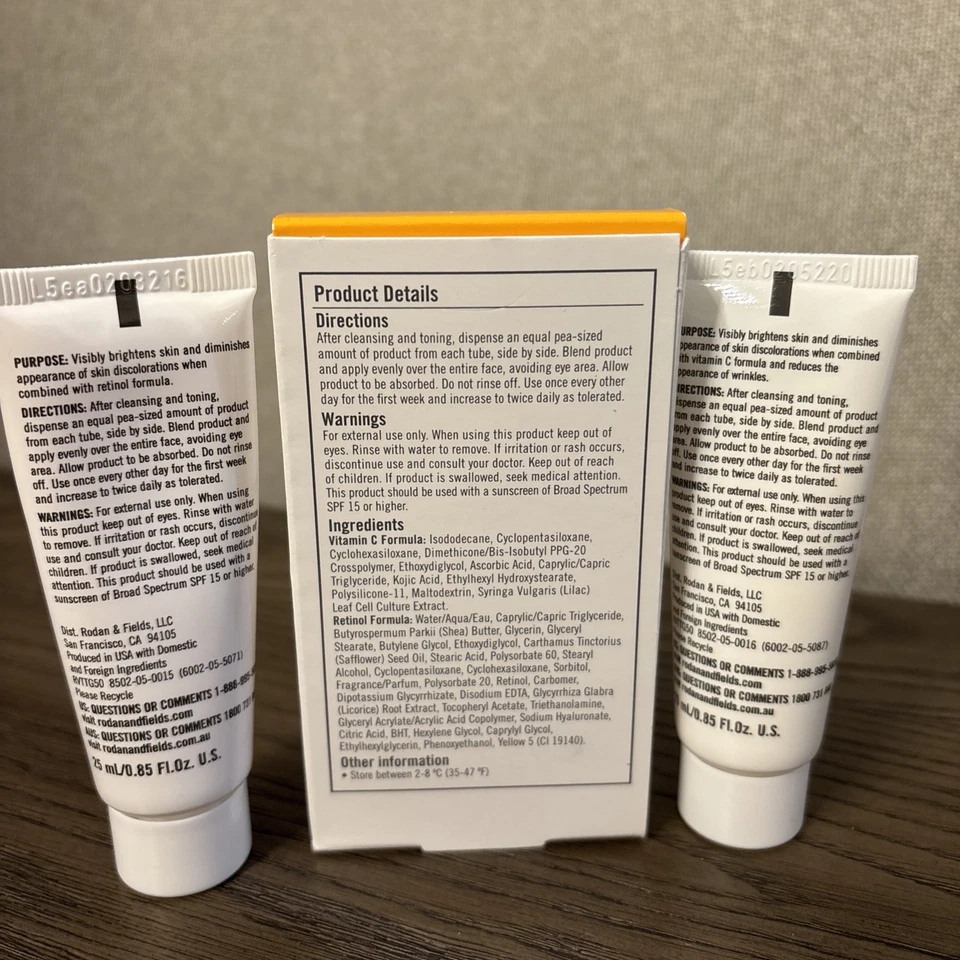 NEW RODAN+FIELDS REVERSE STEP #3 DUAL ACTIVE BRIGHTENING COMPLEX 2x25mL - Image 2 of 4