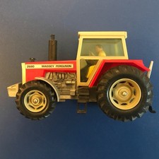 Britains Vintage 9580 Massey Ferguson 2680 Tractor Grey/Silver Cab vgc