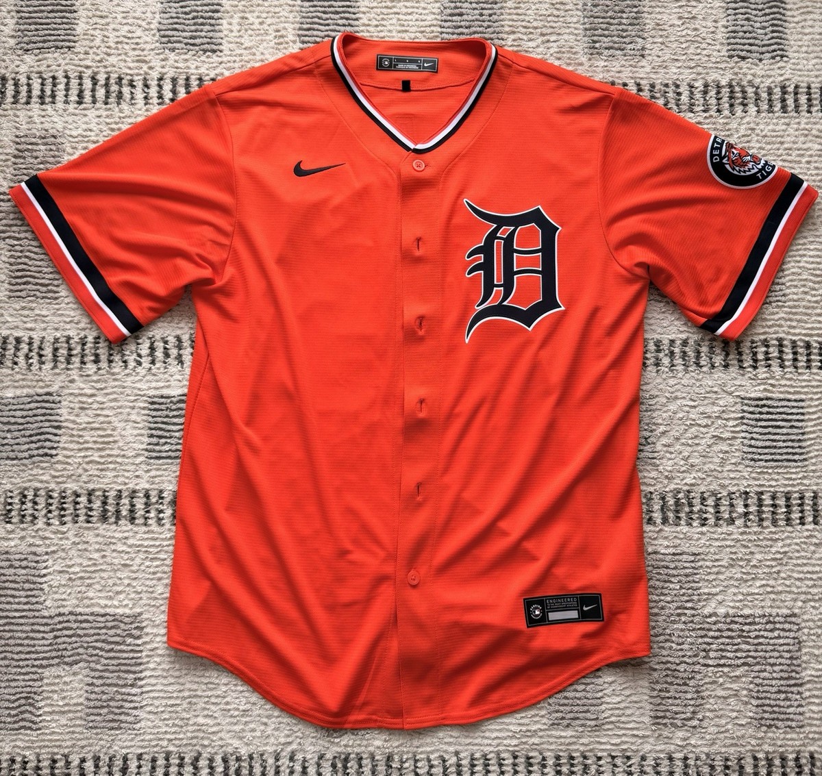 WestsTigersレプリカジャージ Men's Nike Detroit Tigers Justin Verlander 2026 Orange Alternate