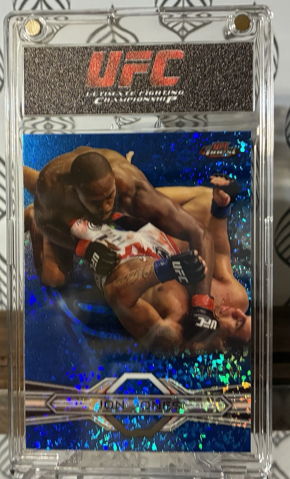 2013 Topps Finest UFC - Jon Jones #1 Blue Refractor /188