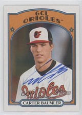 2021 Topps Heritage Minor League Edition Real One Carter Baumler Auto 0f33