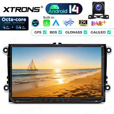 Mit CAM DAB+ Android Autoradio CarPlay Für VW GOLF 5 6 Passat B6 Touran Tiguan