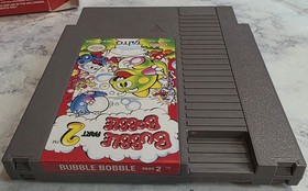 Bubble Bobble Part 2 (Nintendo NES, Taito) Cib Complete - Authentic & Tested