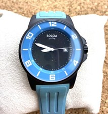 Boccia , Titanium Case, 3535-48 .Modern.Analog Man  s Watch Ladies Watch 44mm