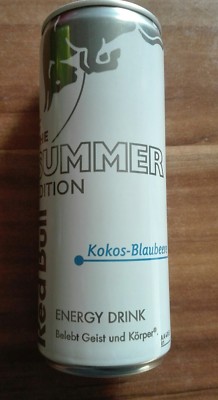 Red Bull Summer Edition Coconut Blueberry Full Full 250ml Can 1 Box Energy Drink Ebay