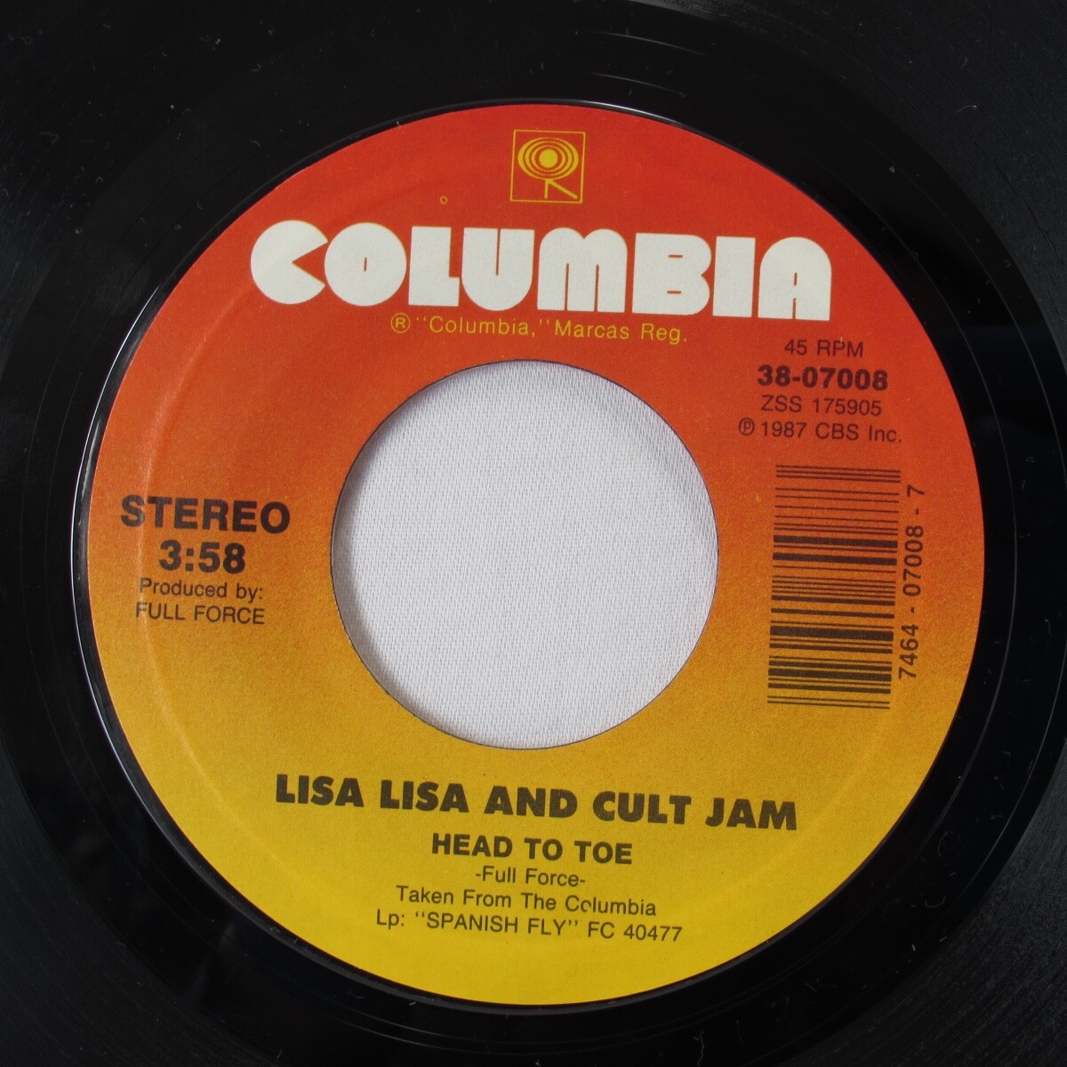 Lisa Lisa Head To Toe Columbia 38 07008 80s Pop Hits 7