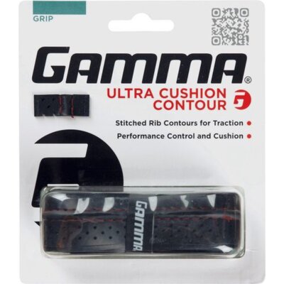 Gamma Griffband Ultra Cushion Contour, Tennis, Basisband, schwarz