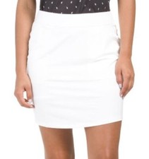 NWT Ladies BELYN KEY CHALK WHITE Keystone Jersey Knit GOLF SKORT S M L XL XXL