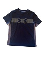 Under Armour Boys Black Active T-Shirt L Smal