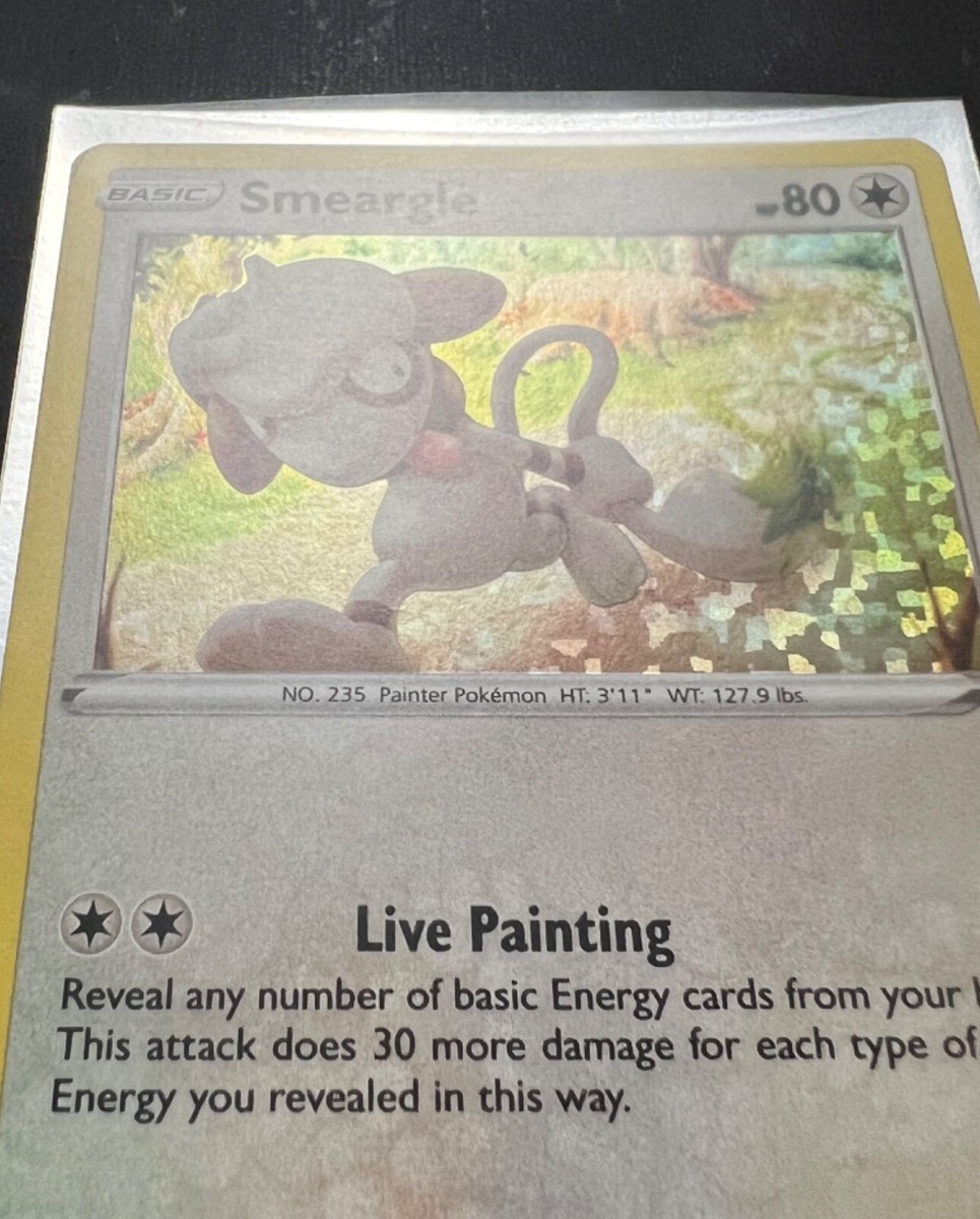 Pokmon TCG Smeargle McDonald's Promos 2022 15/15 Holo Error Holo Rare |  eBay