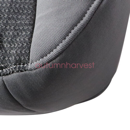 Driver Bottom Cloth Seat Cover Gray For 2016 2017 2018 Dodge Ram 1500 2500 3500 - Picture 5 of 6
