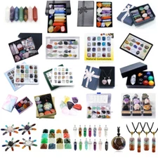 Natural Hexagonal Crystal Points Energy Balancing Chakra Meditation Therapy Gift