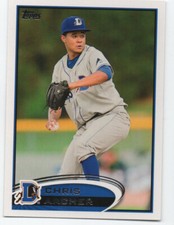 Chris Archer 2012 Topps Pro Debut Minor League Rookie RC